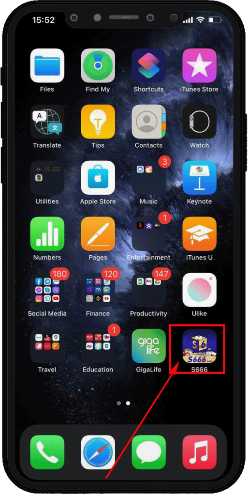 Hướng dẫn tải app S666 trên iOS